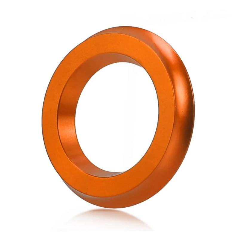 AUDSNI Zündabdeckung Zündschlüsselabdeckung Für HON&DA CBR600 F4i 2001-2007 Motorrad Zündschloss Abdeckung Schlüsselanhänger(Orange) von AUDSNI