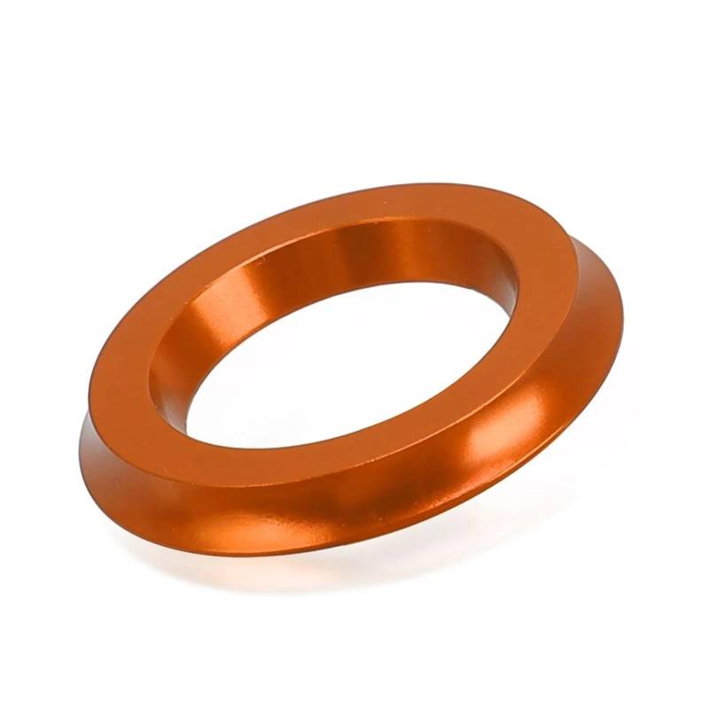 AUDSNI Zündabdeckung Zündschlüsselabdeckung Für HON&DA Für Hornet CB900F 2001-2009 Motorrad Zündschloss Schlüssel Abdeckung Ring(Orange) von AUDSNI