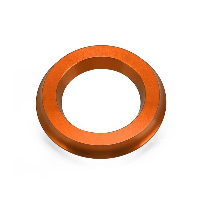 AUDSNI Zündabdeckung Zündschlüsselabdeckung Für HON&DA Für Hornet CB900F CB919 CB1000 CB1000R Motorrad Zündschlüssel Abdeckung Ring(Orange) von AUDSNI