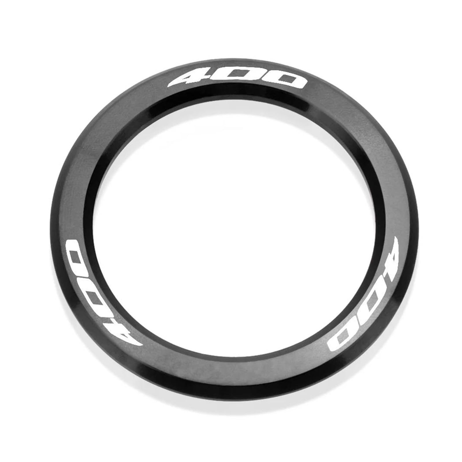 AUDSNI Zündabdeckung Zündschlüsselabdeckung Für KA&WASAKI Für Ninja 400 2018-2024 Motorrad Zündschloss Schlüssel Abdeckung Ring(Schwarz) von AUDSNI