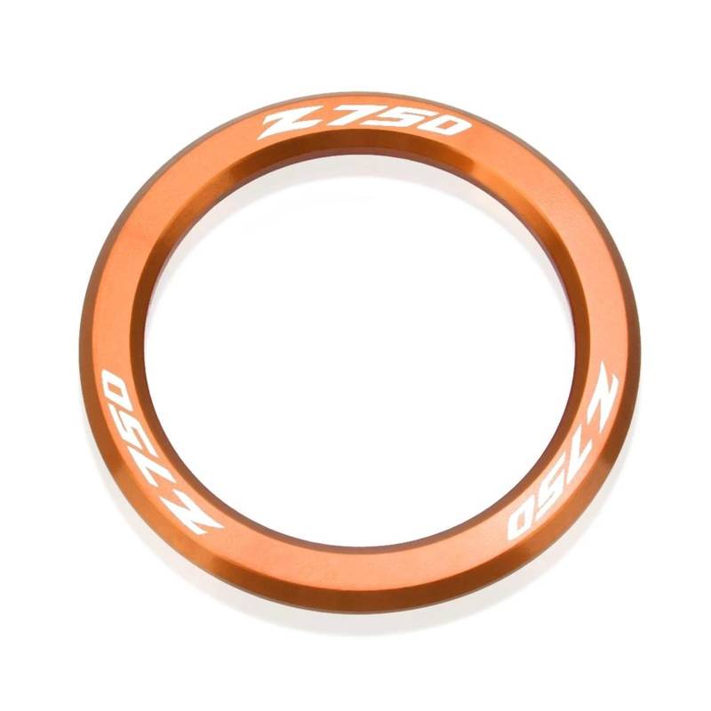 AUDSNI Zündabdeckung Zündschlüsselabdeckung Für KA&WASAKI Z750 Z 750 2005-2022 Motorrad Zündschalter Schlüssel Schlüsselanhänger(Orange) von AUDSNI