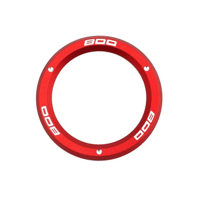 AUDSNI Zündabdeckung Zündschlüsselabdeckung Für KA&WASAKI Z800 Z 800 2013-2024 Motorrad Zündschloss Schlüssel Abdeckung Ring(rot) von AUDSNI