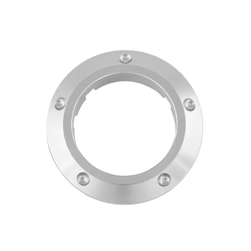 AUDSNI Zündabdeckung Zündschlüsselabdeckung Für YA&MAHA TMAX530 T-MAX530 2013-2015 Motorrad Zündschloss Schlüssel Abdeckung Ring(Silber) von AUDSNI