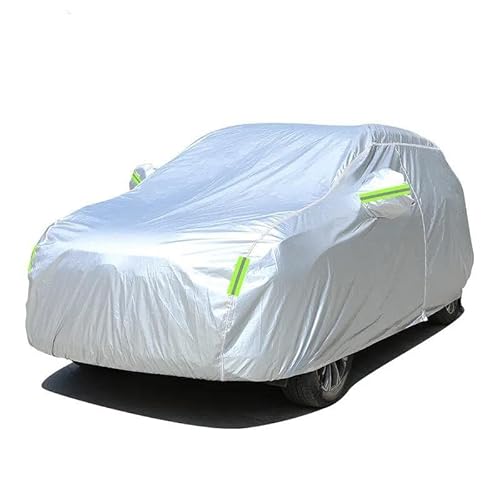 Autoplane Anti-Hagel-Abdeckung Auto Wasserdicht Für Außenbereich Universal-Abdeckungen Set Sonnenschutz Staub Schnee Schutz UV-Außenzubehör Teile Autoabdeckungen(Silver,M) von AUGUST SNOW