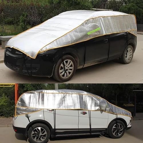 Autoplane Anti Hagel Auto Abdeckung Fahrzeug Markise Sonnenschutz Windschutzscheibe Beweis Halb Wasserdicht Auto Abdeckungen Schatten Uv Outdoor Staub Äußere Autoabdeckungen(A,M) von AUGUST SNOW
