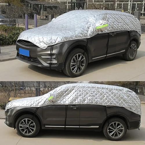 Autoplane Anti Hagel Auto Abdeckung Fahrzeug Markise Sonnenschutz Windschutzscheibe Beweis Halb Wasserdicht Auto Abdeckungen Schatten Uv Outdoor Staub Äußere Autoabdeckungen(B,YM) von AUGUST SNOW