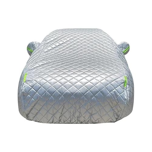 Autoplane Autoabdeckung Für Den Außenbereich Baumwolle Verdickter Schutz Vollständiger Winter-Auto-Hagelschutz Schneedecke Sonnenschutz Wasserdicht Staubdicht Autoabdeckungen(Silver,YL) von AUGUST SNOW