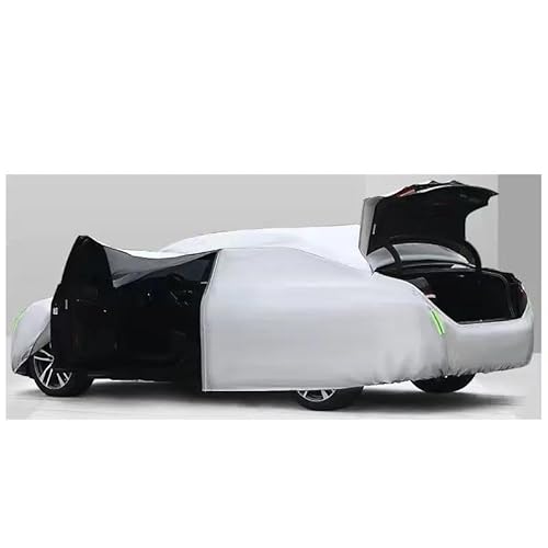 Autoplane Autoabdeckung Wasserdicht Für Außenbereich Mit Reißverschlüssen An Der Tür Winterautos Sonnenschutz Abdeckungen Schneezubehör Komplettes Autoabdeckungen(Silver A,YL) von AUGUST SNOW