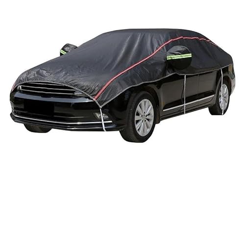 Autoplane Autoabdeckungen Outdoor Sonnenschutz Universelle Abdeckung Zubehör Für Fahrzeuge Anti Haile Zubehör Wasserdicht Staub Außenteile Autoabdeckungen(Zwart,XX-Large) von AUGUST SNOW