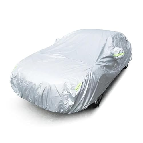 Autoplane Universal Sun Car Covers Staub Anti-Schnee EIS UV Schatten Abdeckung Faltbare Licht Silber Auto Outdoor Auto Schutz Windschutzscheibe Abdeckung Autoabdeckungen(YM-4.6X1.85X1.7M) von AUGUST SNOW