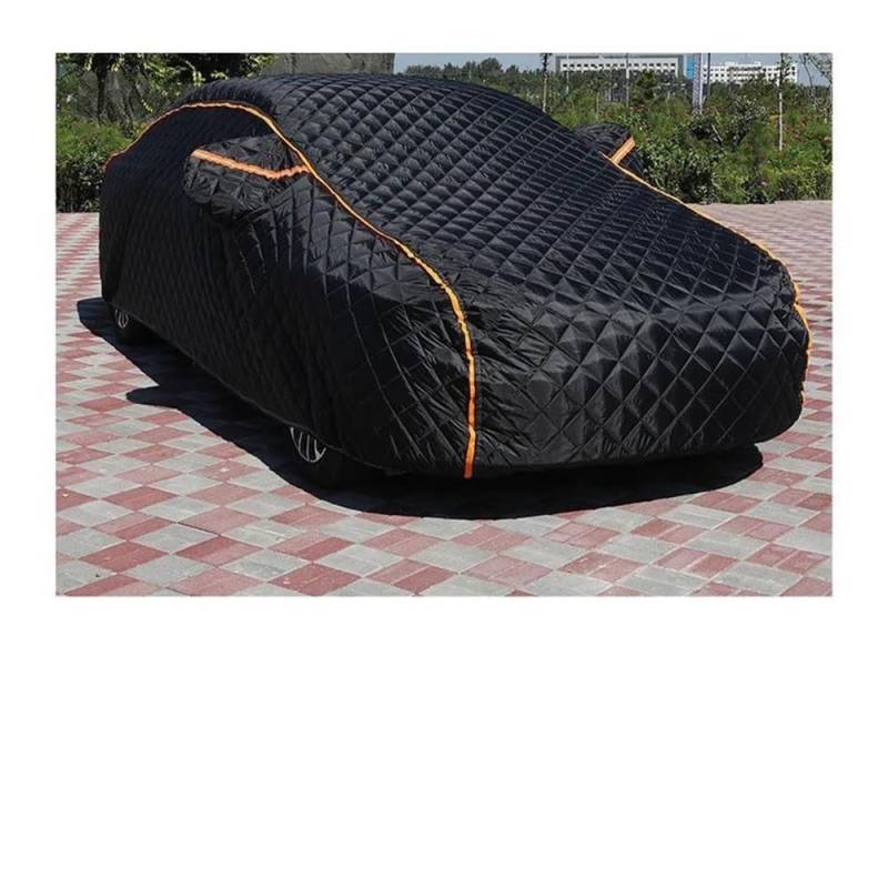 Autoplane Universelle Autoabdeckungen -50° Fahrzeugabdeckung Hagel Wasserdicht Im Freien Gegen Sonnenschutz Außen Regen Schnee Winter Autos Komplettteile Autoabdeckungen(Zwart,XX-Large) von AUGUST SNOW