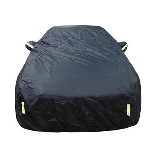 Autoplane Universelle SUV-Limousinen-Autoabdeckung Sonnenfest Regenfest UV-beständig Wasserdicht Winddicht Autoabdeckungen(Zwart,L-4.70X1.80X1.50M) von AUGUST SNOW