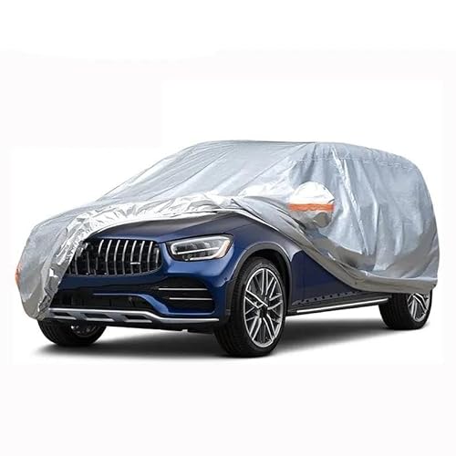 Autoplane Vollständige Autoabdeckung Wasserdicht Für Den Außenbereich Sonnenschutz UV-Schutz Schneeschutz Geeignet Für Winter Und Sommer Universelle Passform Autoabdeckungen(2M 415X175X145) von AUGUST SNOW
