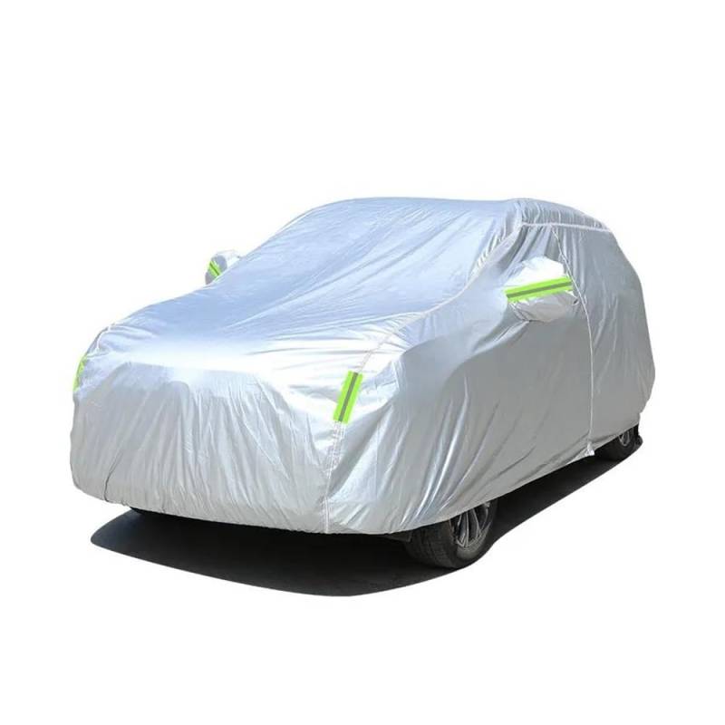Autoplane wasserdichte Autoabdeckung Winterschutz Zubehör 2023 Abdeckungen Stretch Frostschutz Sonnenschutz SUV Outdoor Sonne Außenteile Autoabdeckungen(Silver,YM) von AUGUST SNOW
