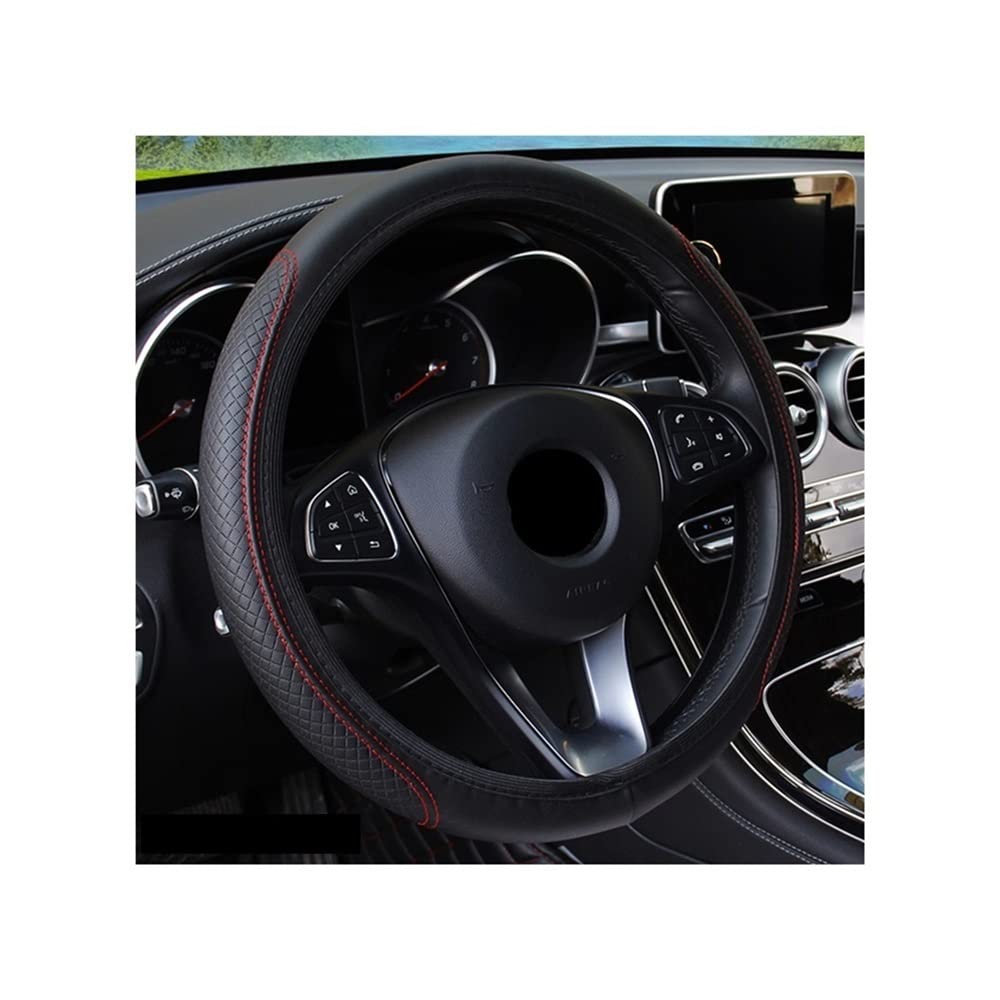 Lenkradhüllen Autozubehör Lenkradabdeckung Geflecht Auf Der Lenkradabdeckung Auto Car Wheel Cover Auto Lenkradabdeckung(09) von AUGUST SNOW