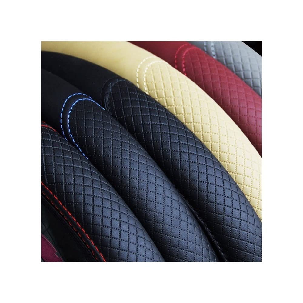 Lenkradhüllen Autozubehör Lenkradabdeckung Geflecht Auf Der Lenkradabdeckung Auto Car Wheel Cover Auto Lenkradabdeckung(5) von AUGUST SNOW