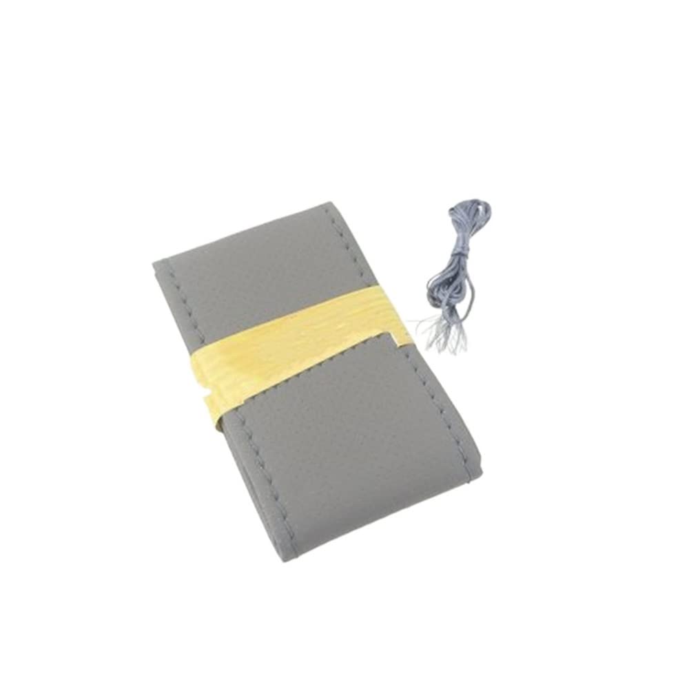 Lenkradhüllen Mit Nadeln Und Fadengeflecht Auf Lenkrad Auto-Lenkradabdeckung Kunstleder Durchmesser 38cm Lenkradabdeckung Auto Lenkradabdeckung(Blanc) von AUGUST SNOW