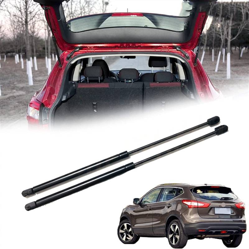 2x Kofferraum-Gasfeder für Nissan Qashqai J11 2014-2019, Heckklappendämpfer Auto Auto Heckklappe Kofferraum Gasfeder Federbein von AUJAN