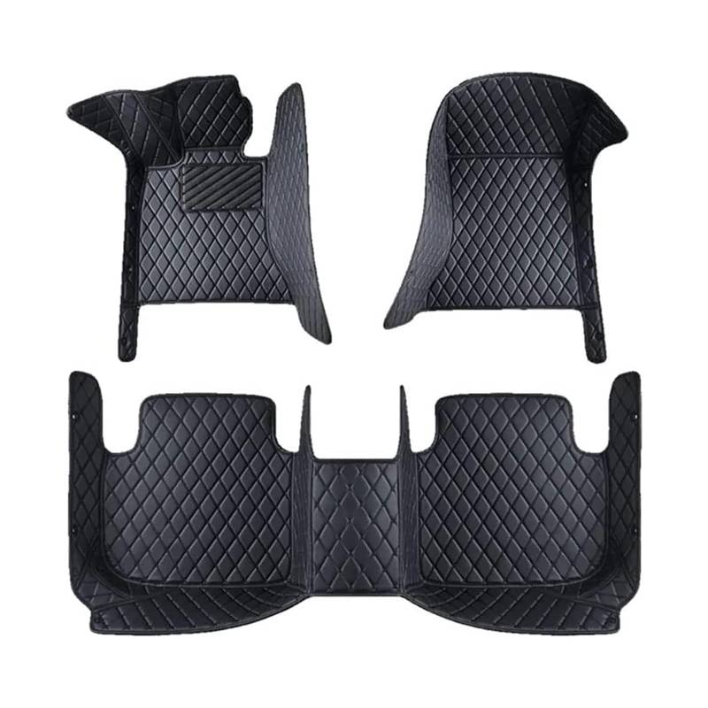 Auto Fußmatten, für Seat Leon MK2 2006 2007 2008 2009 2010 Leder Allwetter Wasserdicht Antirutsch Tragen Teppiche Fussmatten Schutzpolster Innen Auto Teppich,A-LHD von AUJSHDH