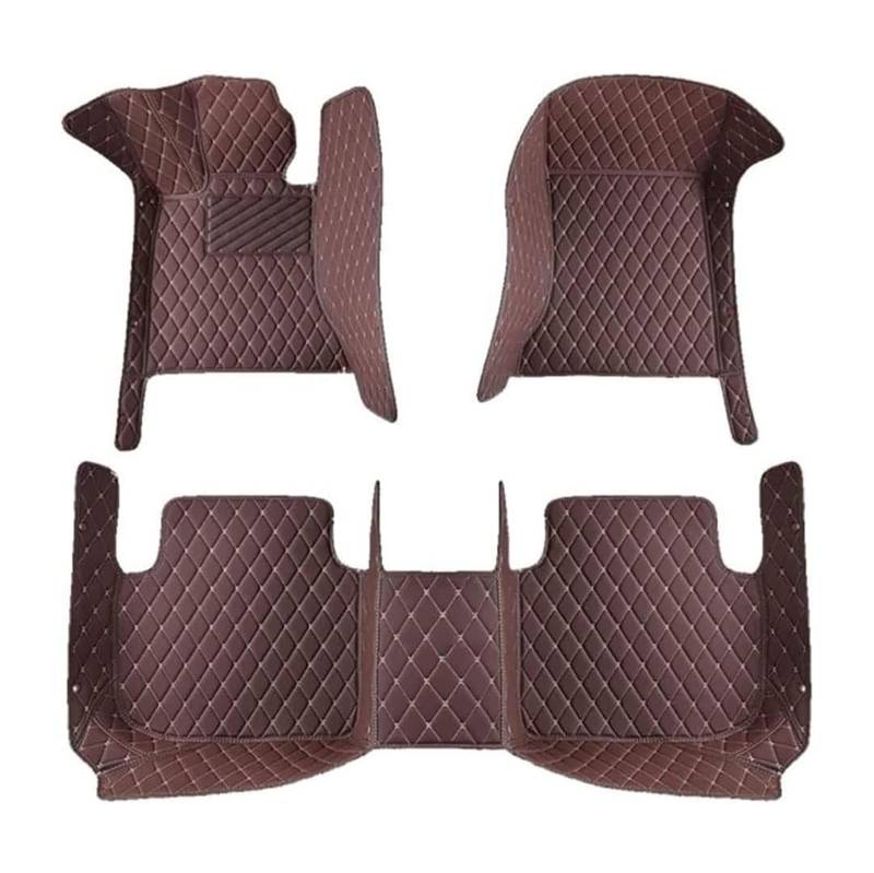 Auto Fußmatten, für Seat Leon MK2 2006 2007 2008 2009 2010 Leder Allwetter Wasserdicht Antirutsch Tragen Teppiche Fussmatten Schutzpolster Innen Auto Teppich,B-RHD von AUJSHDH
