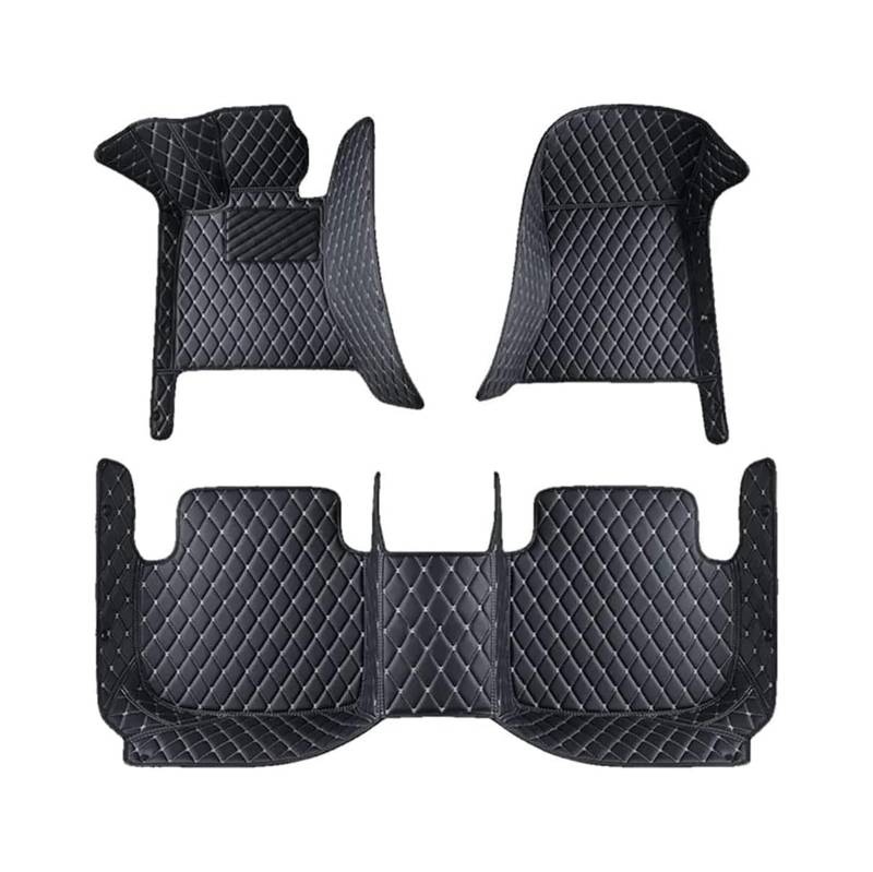 Auto Fußmatten, für Seat Leon MK2 2006 2007 2008 2009 2010 Leder Allwetter Wasserdicht Antirutsch Tragen Teppiche Fussmatten Schutzpolster Innen Auto Teppich,C-RHD von AUJSHDH