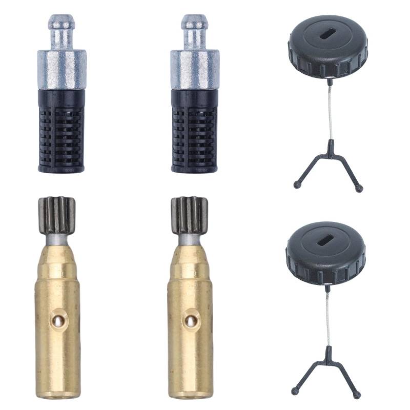 AUMEL 2 Tankdeckel mit 2 Ölfiltern, 2 Ölpumpen, für Stihl MS180 MS170 018 017 MS 180 170 Kettensäge ersetzt 1130 350 0500 Ersatzteil von AUMEL
