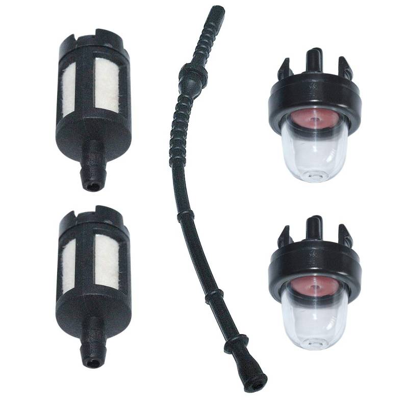 AUMEL Kraftstofffilter Leitungsschlauchrohr Primer Bulb Kit für Stihl FS120 FS200 FS250 FS300 Grasschneider Ersatz ersetzen 4128 358 0800 von AUMEL