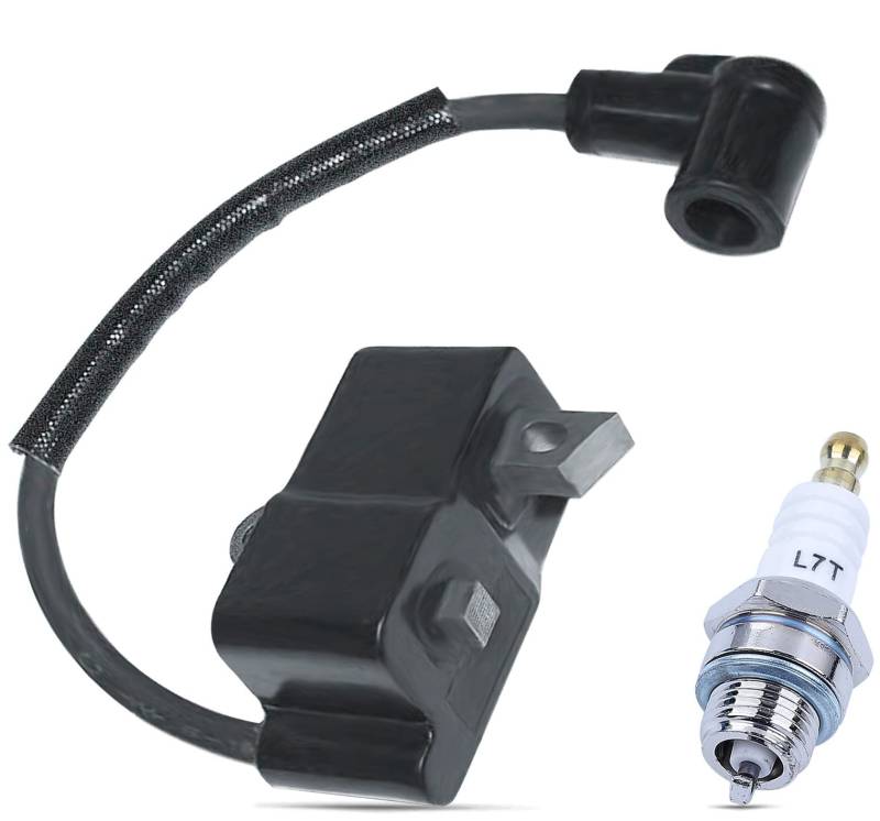 Zündspule für STIHL FS80 FS85 HT75 HL75 FS75 FC75 FR85 Serie Freischneider, AUMEL Zündmodul mit Zündkerze Zündspulenset Motorsense Zubehör Gute Qualität Ersatzteile von AUMEL