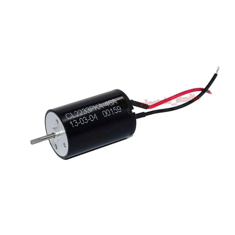 22mm*33mm Big Coreless electronic starter DC 12V-24V 4600RPM Mute Low Speed Strong Magnet Large Torque electronic starter D-shaft AUOQKQUT von AUOQKQUT