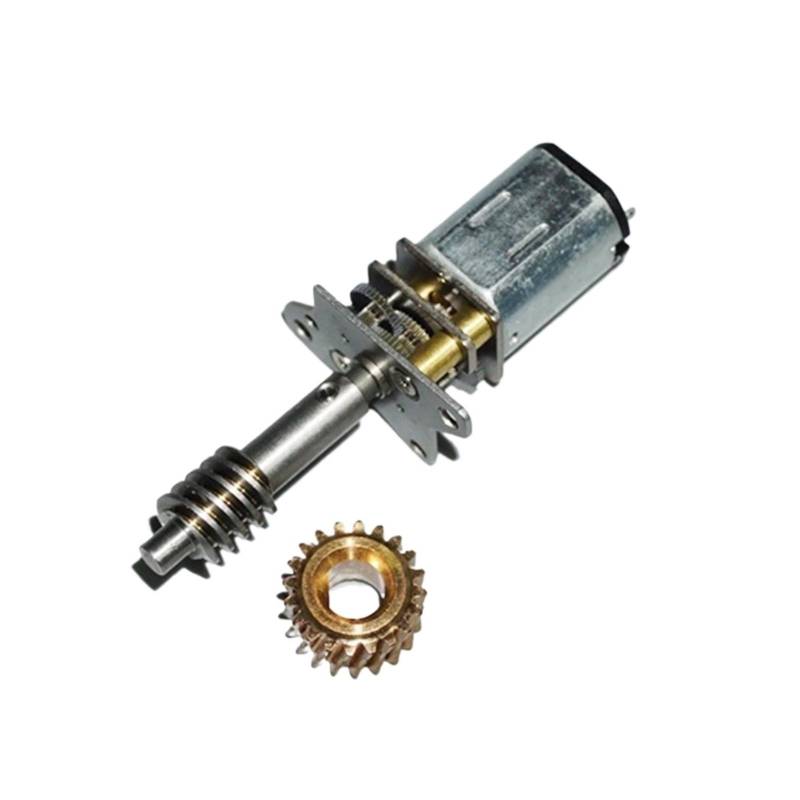 DC 3V-6V 31-62rpm N20 All Full Metal Gear electronic starter Long Shaft Worm Gear Reduction electronic starter Model Aircraft Folding Landing AUOQKQUT von AUOQKQUT