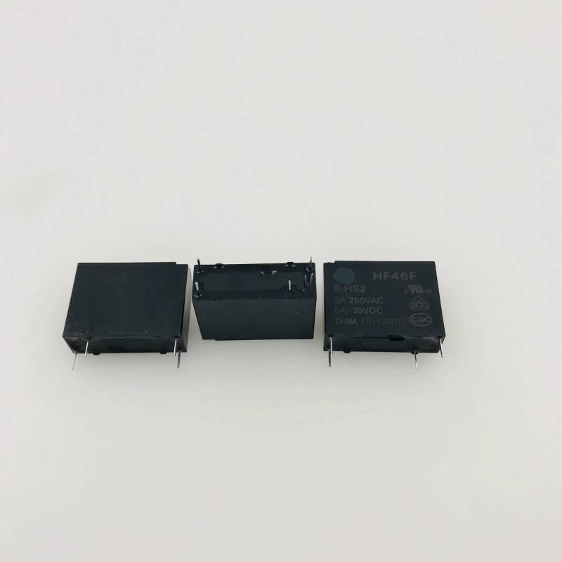 HF46F-5-HS2 relay 5VDC, set of normally open 4-pin 5A250VAC, type 2 pin position AUOQKQUT von AUOQKQUT