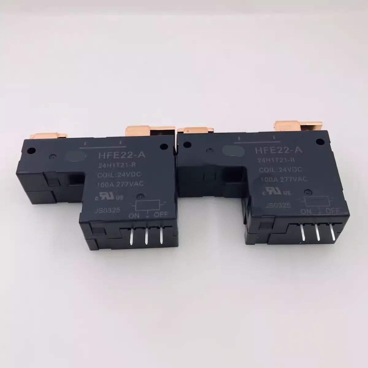 HFE22-A-24H1T21-R 24VDC set of normally open 100A magnetic holding relay dual coil AUOQKQUT HFE22-A-24H1T21-R 24VDC set of normally open 100A magnetic holding relay dual coil AUOQKQUT von AUOQKQUT