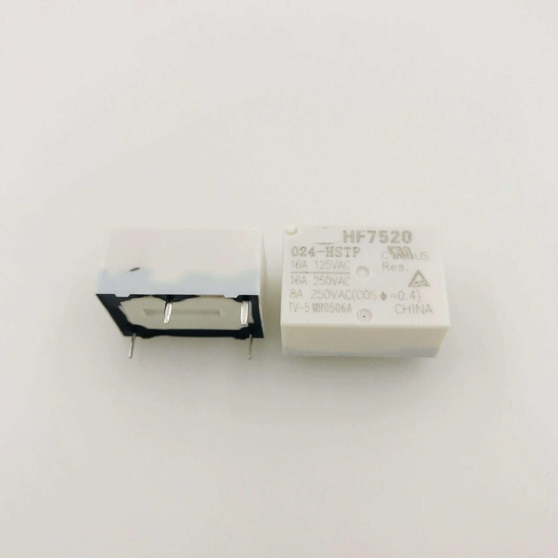 Relay HF7520-024-HSTP set of normally open 4-pin 16A250VAC high load white shell AUOQKQUT Relay HF7520-024-HSTP set of normally open 4-pin 16A250VAC high load white shell AUOQKQUT von AUOQKQUT