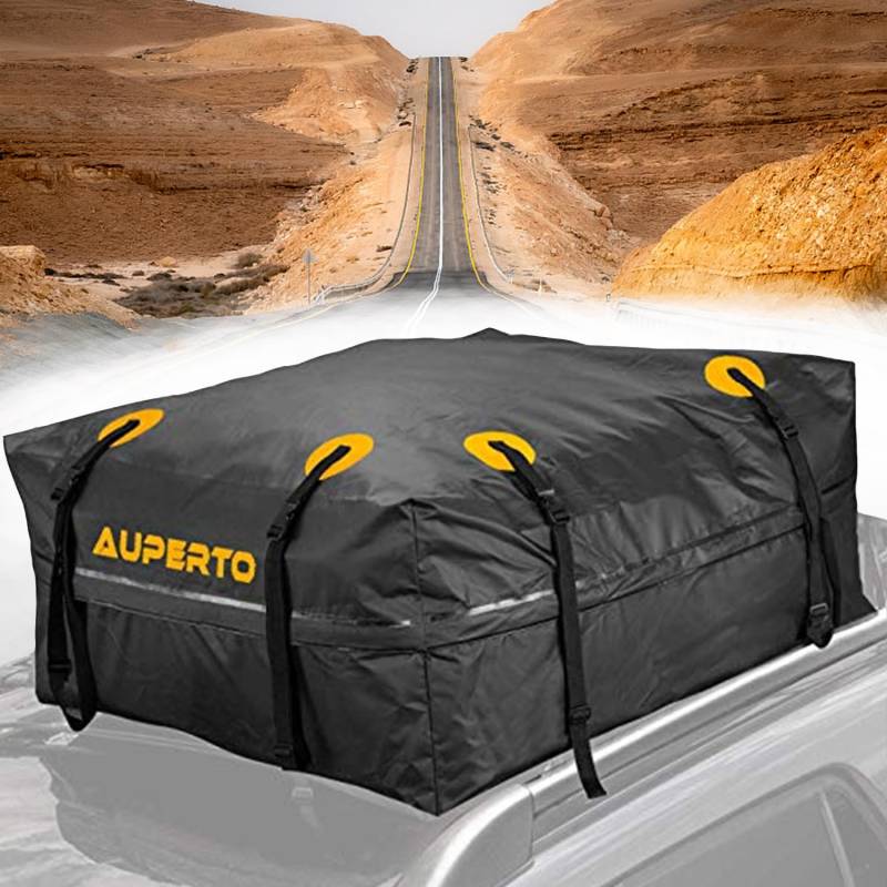 AUPERTO Dachbox, 450L Auto Dachkoffer Faltbare Gepäckbox, Wasserdicht Dachtasche für Reisen und Gepäcktransport, Autos, Vans, SUVs von AUPERTO