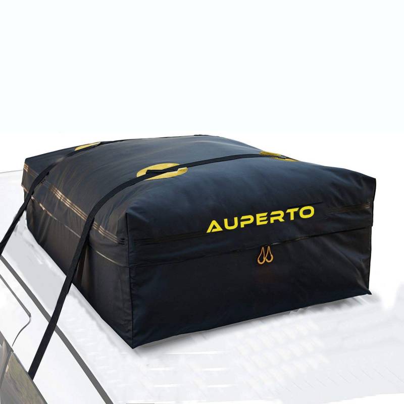 Dachbox Auto, 425 Liter Faltbare Dachkoffer Gepäckbox Wasserdicht Tragbar Dachboxen Dachgepäckträger Tasche für alle Autos von AUPERTO