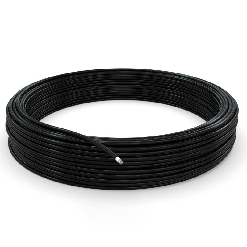 AUPROTEC 5m Solarkabel 6mm² PV Kabel Verlängerung Photovoltaik Verbindungskabel H1Z2Z2-K Solarleitung Schwarz von AUPROTEC