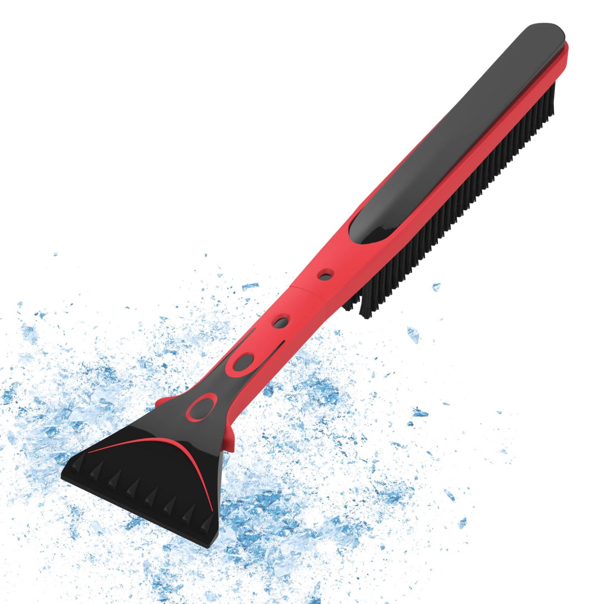 AUPROTEC Auto Schneebesen mit Eiskratzer 2in1 Abnehmbarer Scheibenkratzer, aus robustem ABS, Schwarz-Rot AUPROTEC Auto Schneebesen mit Eiskratzer 2in1 Abnehmbarer Scheibenkratzer, aus robustem ABS, Schwarz-Rot von AUPROTEC