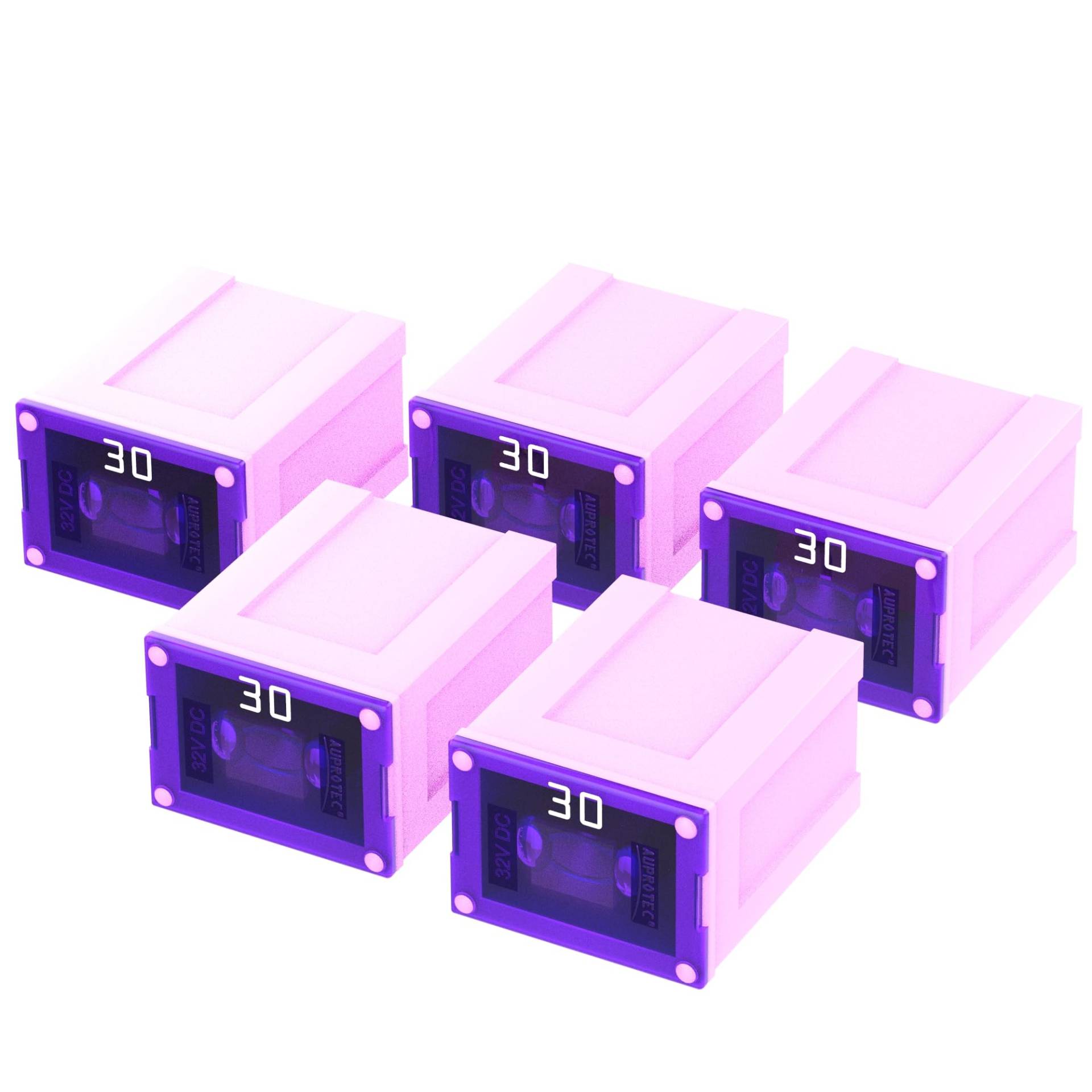 AUPROTEC JCASE LP Blocksicherung Low Profile OTO JLP Female 20A - 60A Auswahl: 30A Ampere pink, 5 Stück AUPROTEC JCASE LP Blocksicherung Low Profile OTO JLP Female 20A - 60A Auswahl: 30A Ampere pink, 5 Stück von AUPROTEC