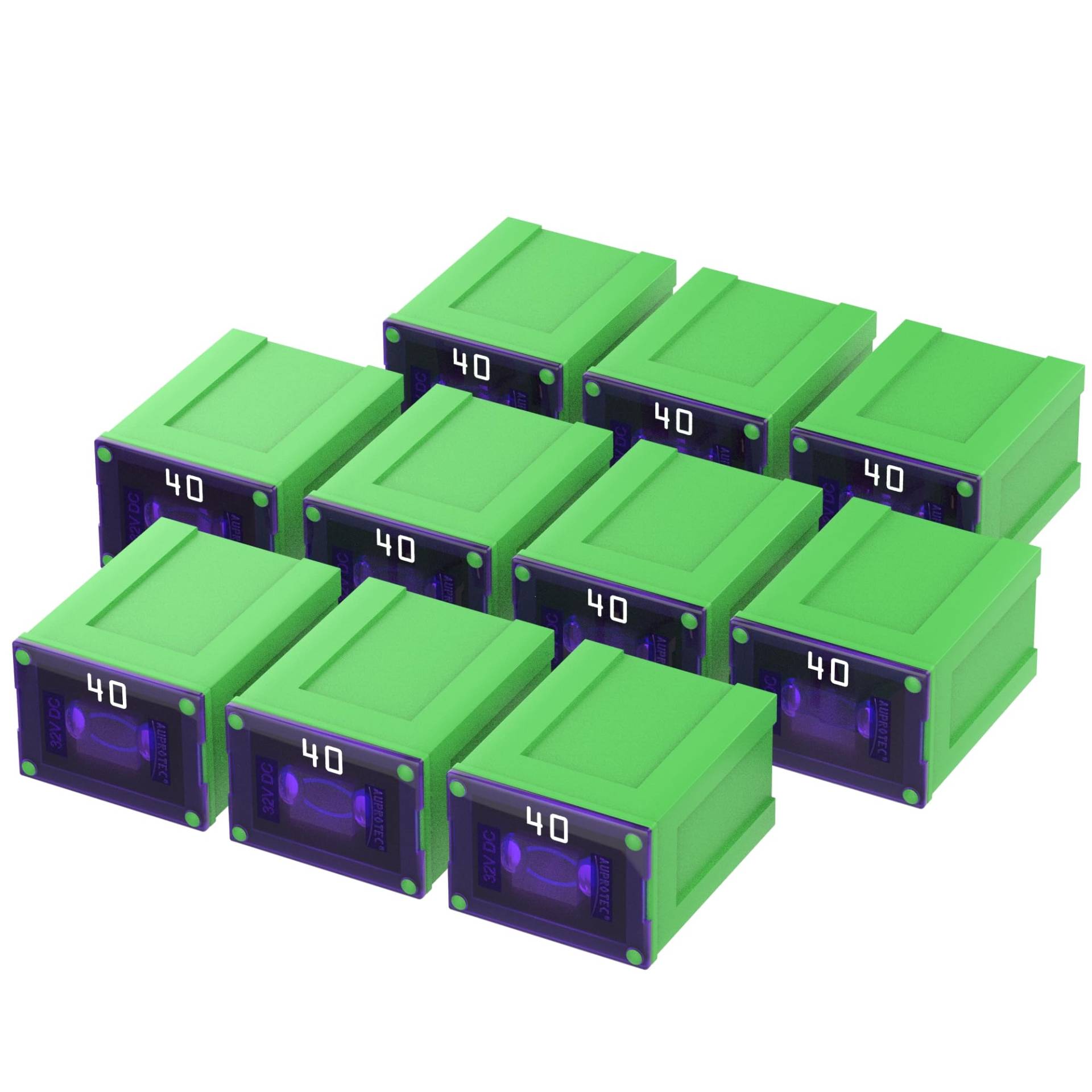 AUPROTEC JCASE LP Blocksicherung Low Profile OTO JLP Female 20A - 60A Auswahl: 40A Ampere grün, 10 Stück AUPROTEC JCASE LP Blocksicherung Low Profile OTO JLP Female 20A - 60A Auswahl: 40A Ampere grün, 10 Stück von AUPROTEC