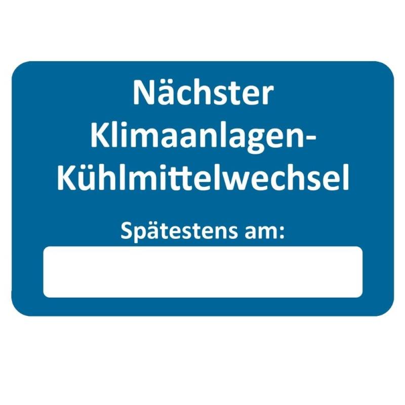 AUPROTEC Kundendienst Aufkleber Werkstatt Serviceaufkleber Auswahl: 5 Stück, Nächster Klimaservice von AUPROTEC