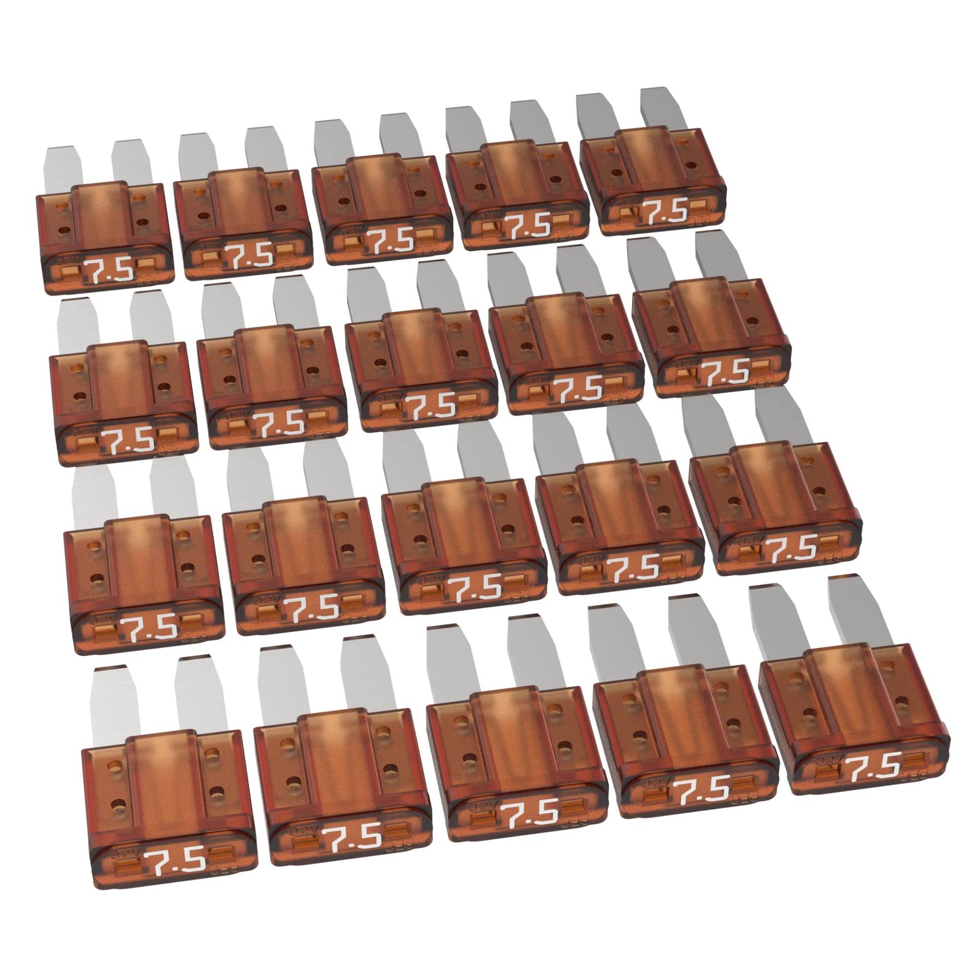 AUPROTEC Micro 2 Kfz Sicherungen Flachstecksicherungen MikrOTO II 5A - 30A Auswahl: 7,5A Ampere braun, 20 Stück AUPROTEC Micro 2 Kfz Sicherungen Flachstecksicherungen MikrOTO II 5A - 30A Auswahl: 7,5A Ampere braun, 20 Stück von AUPROTEC