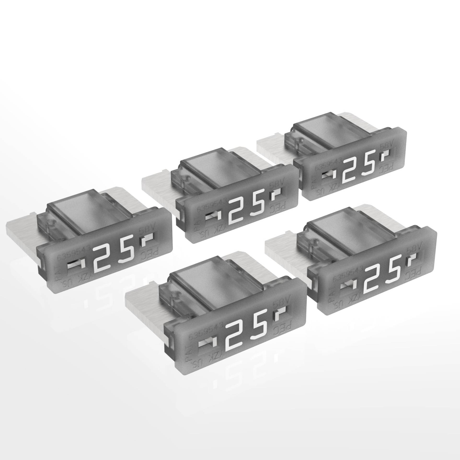 AUPROTEC Mini LP Kfz Sicherungen Flachstecksicherungen 2A - 30A Auswahl: 25A Ampere weiß, 5 Stück AUPROTEC Mini LP Kfz Sicherungen Flachstecksicherungen 2A - 30A Auswahl: 25A Ampere weiß, 5 Stück von AUPROTEC
