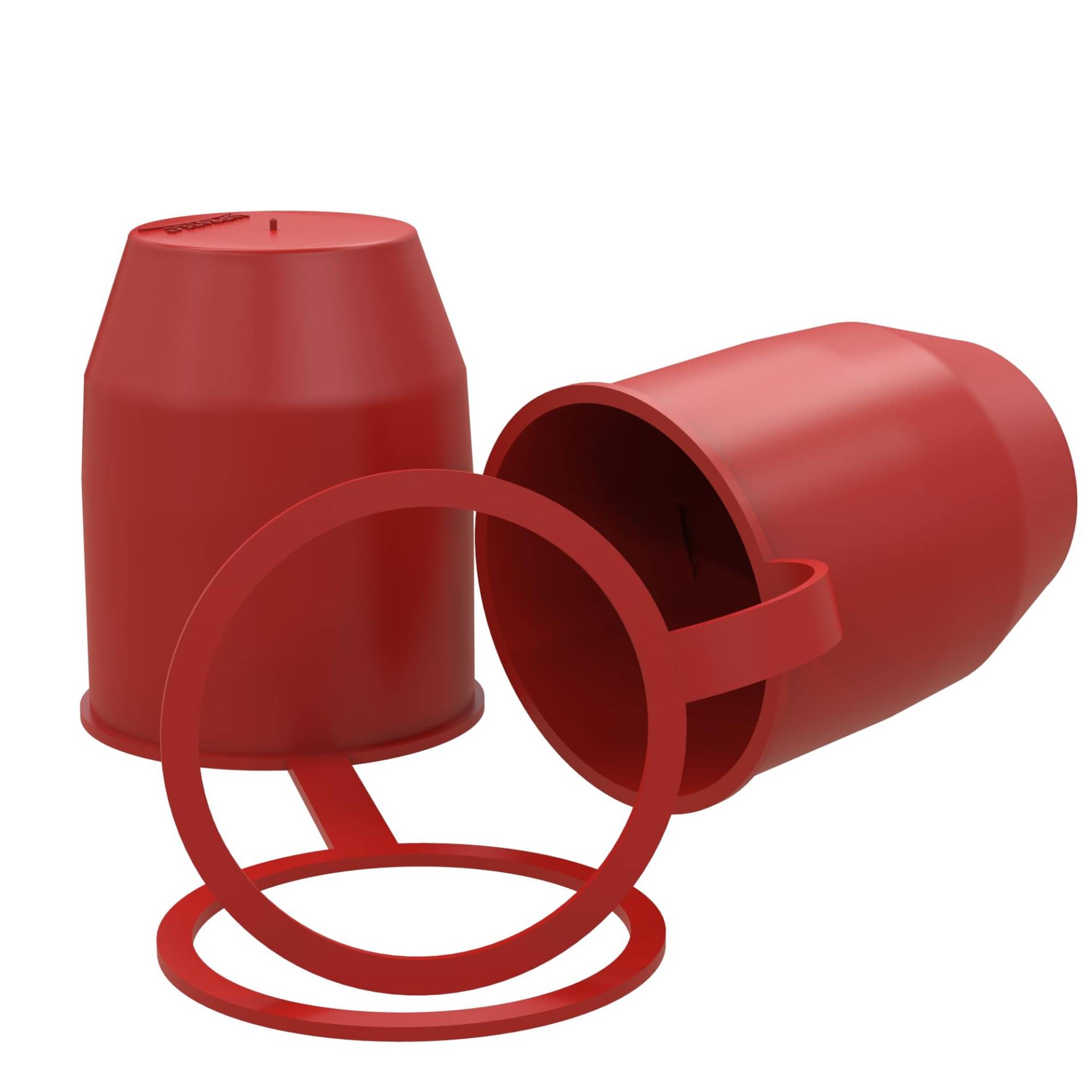 AUPROTEC Schutzkappe Anhängerkupplung mit Sicherungsring Kugelschutzkappe Abdeckkappe mit Schlaufe für Auto Kugelkopf-Kupplung rot 2er-Set AUPROTEC Schutzkappe Anhängerkupplung mit Sicherungsring Kugelschutzkappe Abdeckkappe mit Schlaufe für Auto Kugelkopf-Kupplung rot 2er-Set von AUPROTEC