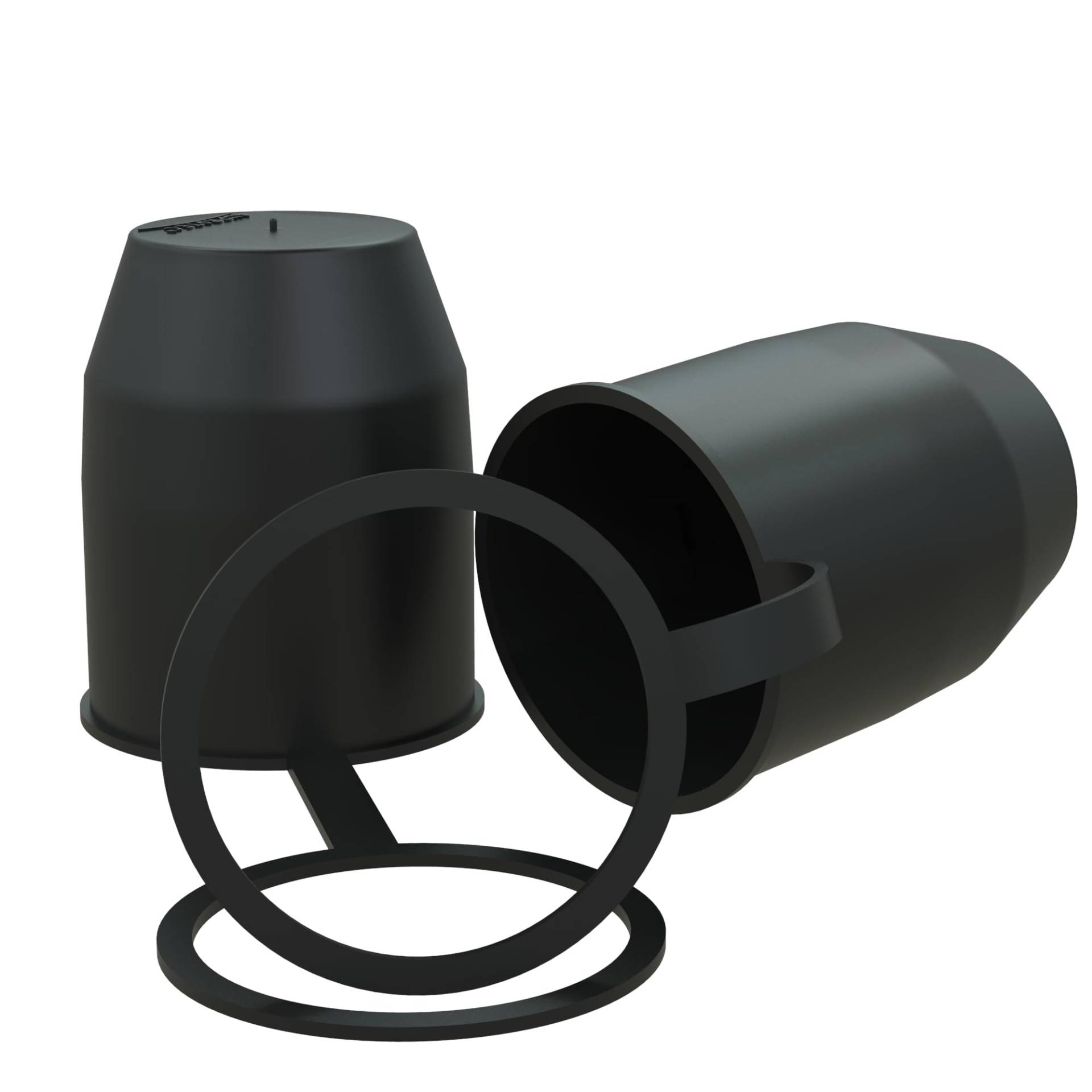 AUPROTEC Schutzkappe Anhängerkupplung mit Sicherungsring Kugelschutzkappe Abdeckkappe mit Schlaufe für Auto Kugelkopf-Kupplung schwarz 2er-Set AUPROTEC Schutzkappe Anhängerkupplung mit Sicherungsring Kugelschutzkappe Abdeckkappe mit Schlaufe für Auto Kugelkopf-Kupplung schwarz 2er-Set von AUPROTEC