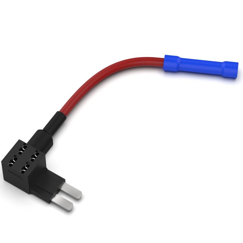 AUPROTEC Sicherungshalter mikrOTO für Micro Sicherungen Adapter mit Kabel für Flachstecksicherungen bis 30A von AUPROTEC