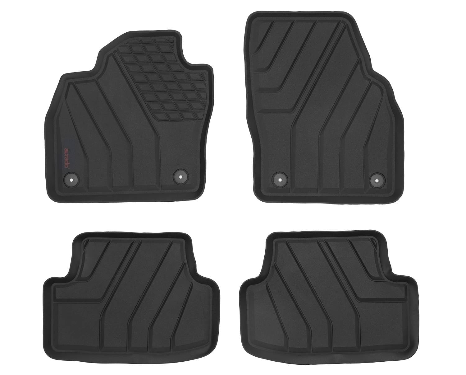Premium Gummi Fußmatten mit Rand passend für VW T-Cross ab 2019 AURADO AU47000009 Automatten Premium Gummi Fußmatten mit Rand passend für VW T-Cross ab 2019 AURADO AU47000009 Automatten von AURADO