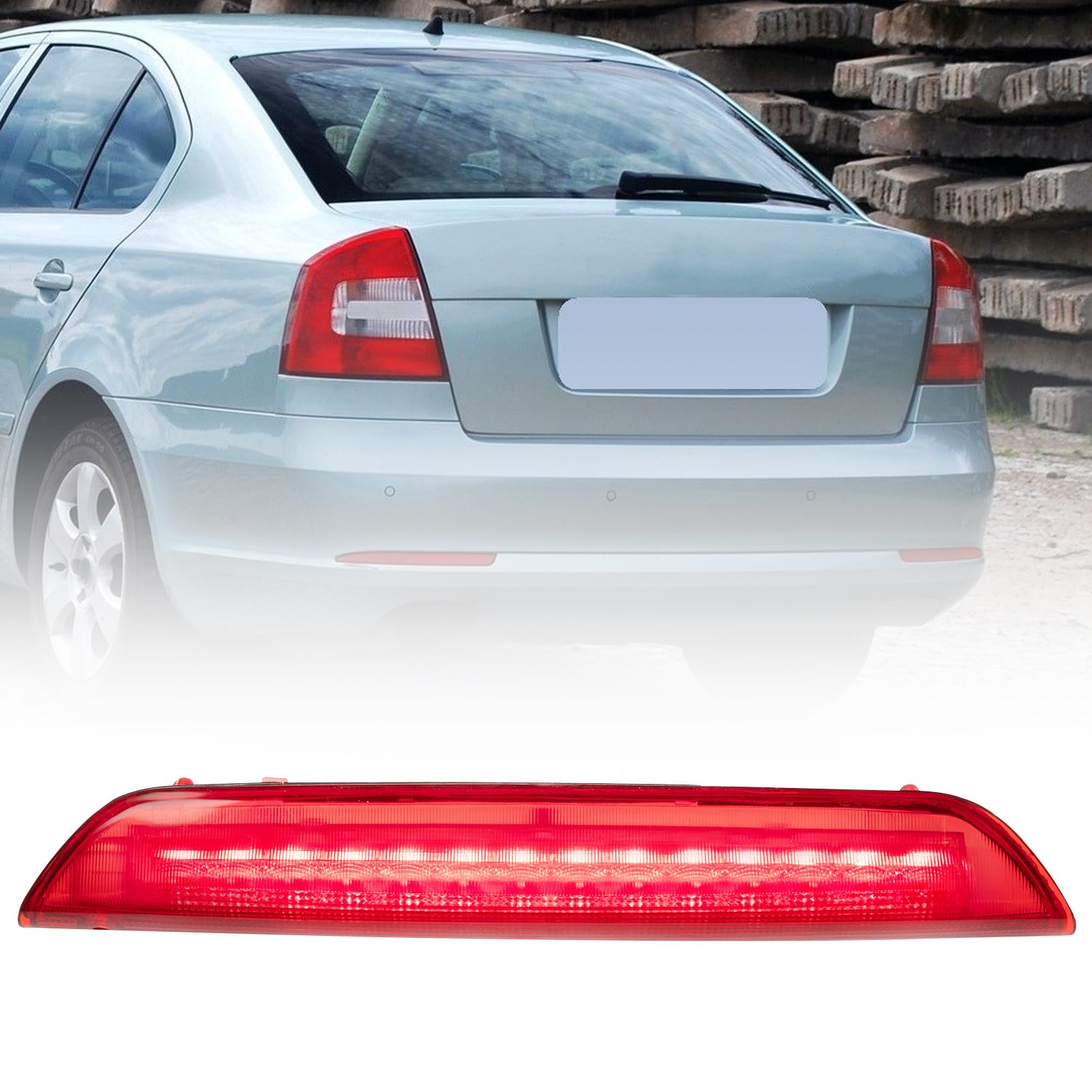 AUROLYNNE Dritte Bremsleuchte Led für 1Z9945097A Octivia 2 1.2 TSI 1.8 TSI 1.4 TSI 1.6 TDI 1.6 MultiFuel 2.0 TDI 1Z9945097 von AUROLYNNE