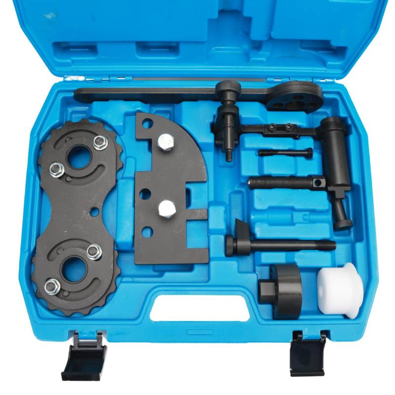 AUROLYNNE Motor Zahnriemen-Werkzeugsatz Einstellwerzeug Arretierung Steuerzeiten Nockenwellenwerkzeuge für S60 2011- S80 V60 V70 XC60 XC70 Hardware-Tools tragbare professionelle Wartung von AUROLYNNE