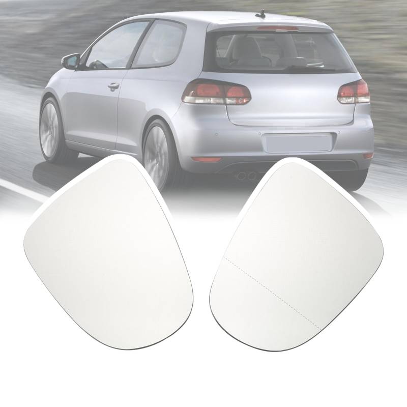 AUROLYNNE Spiegelglas Rückspiegel für A4 B8 Golf 6 5K0857522 5K0857521 Regnerischer Nebliger Tag Glas Links Rechts von AUROLYNNE