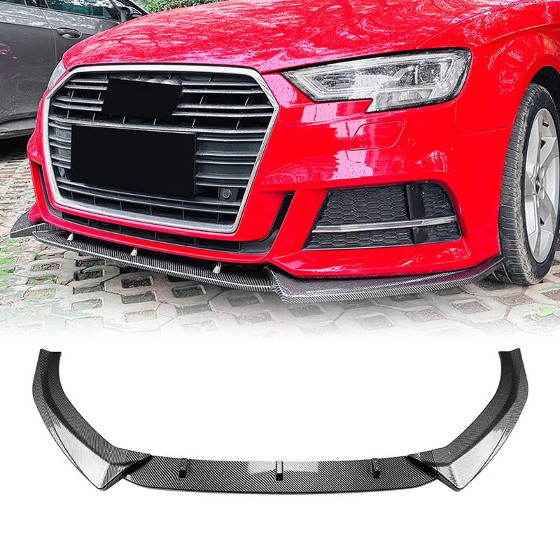 Auto Frontspoiler Lippe Splitter Für Audi A3 S3 8V Sline 2017-2020 von AUSMILA